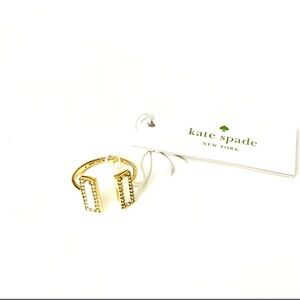 Kate Spade raising the bar white ring